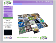 Tablet Screenshot of cfm-membranes.fr